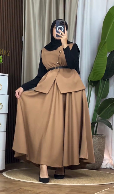 (Elegant Belt Style Maxi)